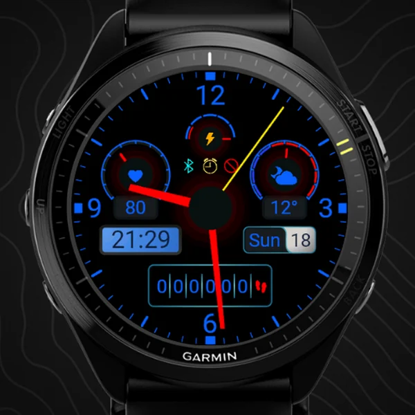 Retro Drive watch face