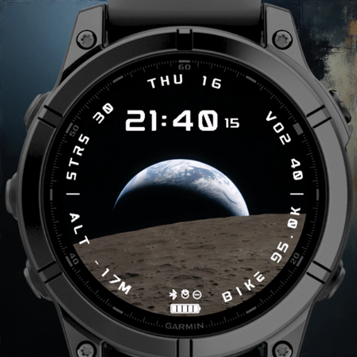 Space Explorer Garmin watch face